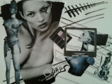 La Femme en Substance - Collage sur papier 2013